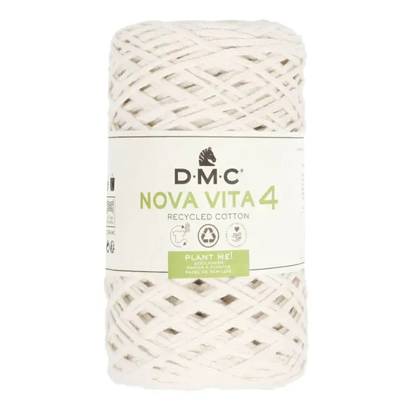 DMC ECO VITA 4 – 001 – ECRU + 2 ATTACHES