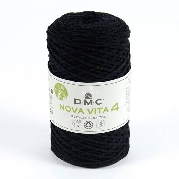 DMC ECO VITA 4 – 072 – NOIR + 2 ATTACHES