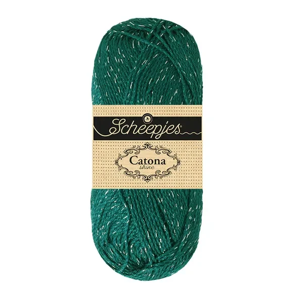 Catona Shine – 401-S sarcelle foncée – Argent