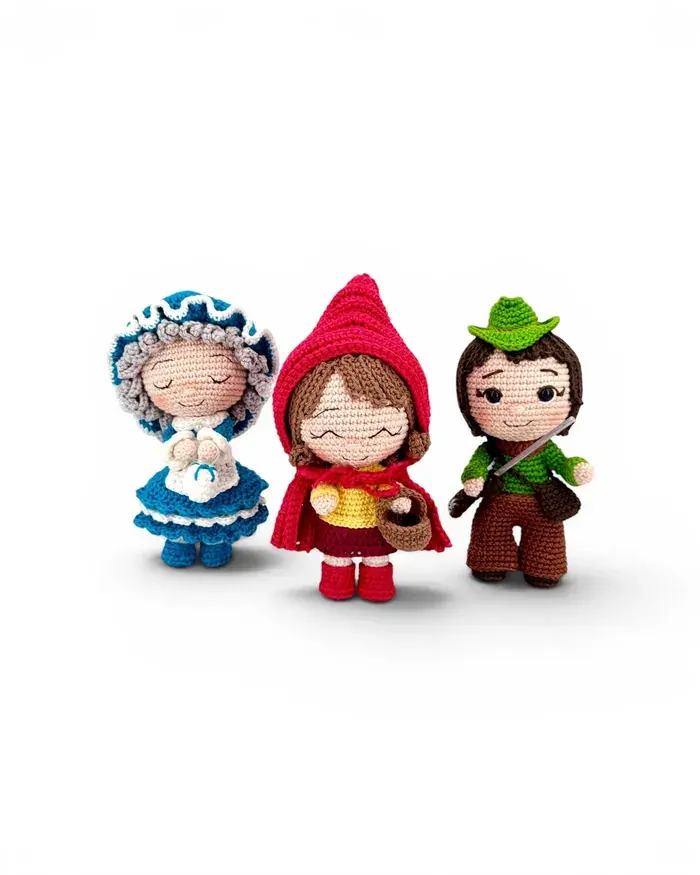 Le Petit Chaperon rouge, le chasseur et la mère-grand