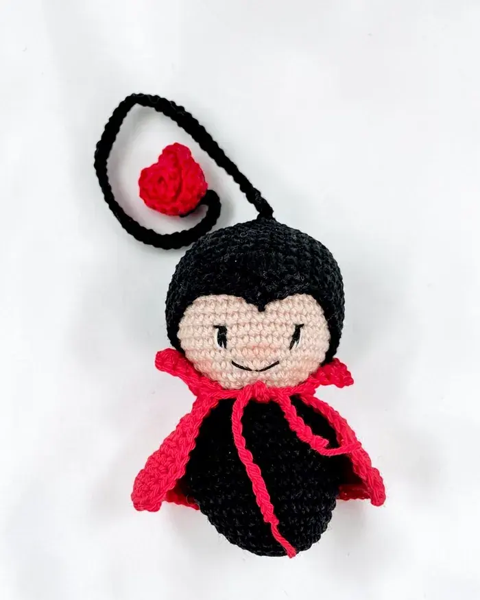 Petit vampire au crochet des Mystères d’Halloween