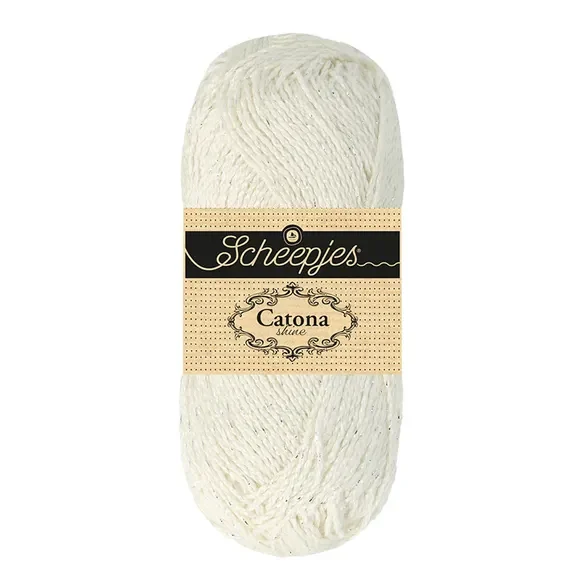 Catona Shine – 105-S Bridal White – Argent