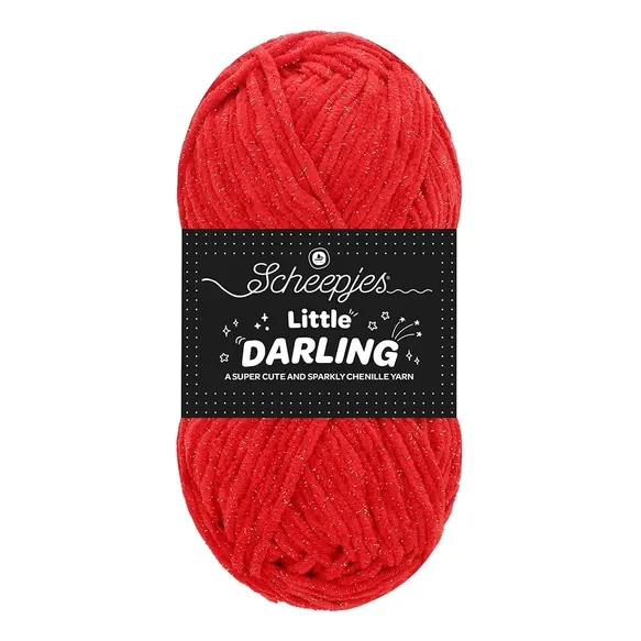 Fil chenille Sparkle – 427S – Cherry